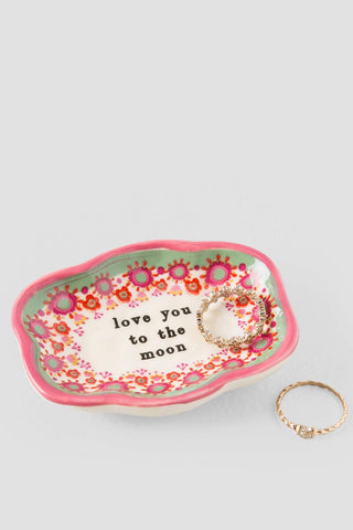 Love You To The Moon Dish