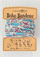Boho Bandeau - Grey Flower Stamp