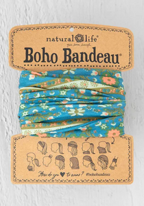 Boho Bandeau - Blue Flower