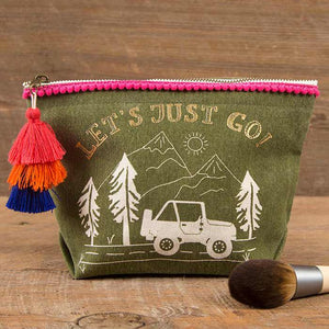 Cosmetic Pouch - Let's Just Go